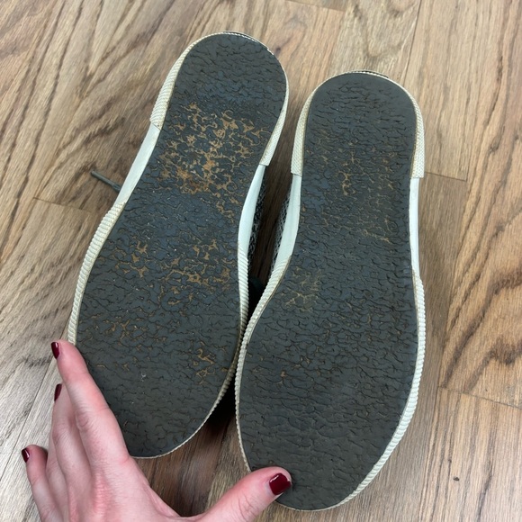 Superga Sneakers Gray Snakeskin Low Top Lace Up 38 - Picture 6 of 7